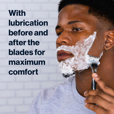 SkinGuard Razor, 1 Handle and 8 Razor Blade Refills