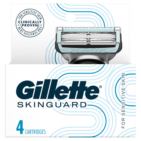 SkinGuard Razor Blades, 4 Blade Refills